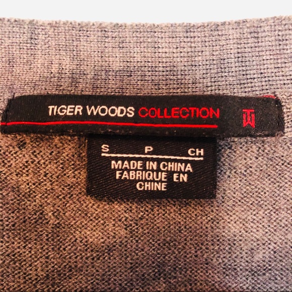 ❄️Tiger Woods Collection 100% Wool SP sweater vest - Picture 4 of 8